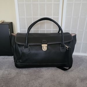 Victoria's Secret Black Leather Bag